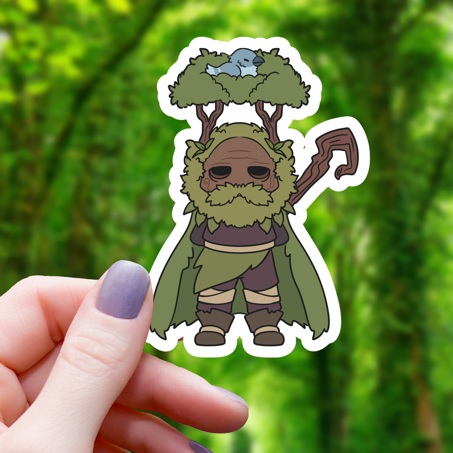 Forest Druid Ttrpg Class Inspired Sticker - 3"