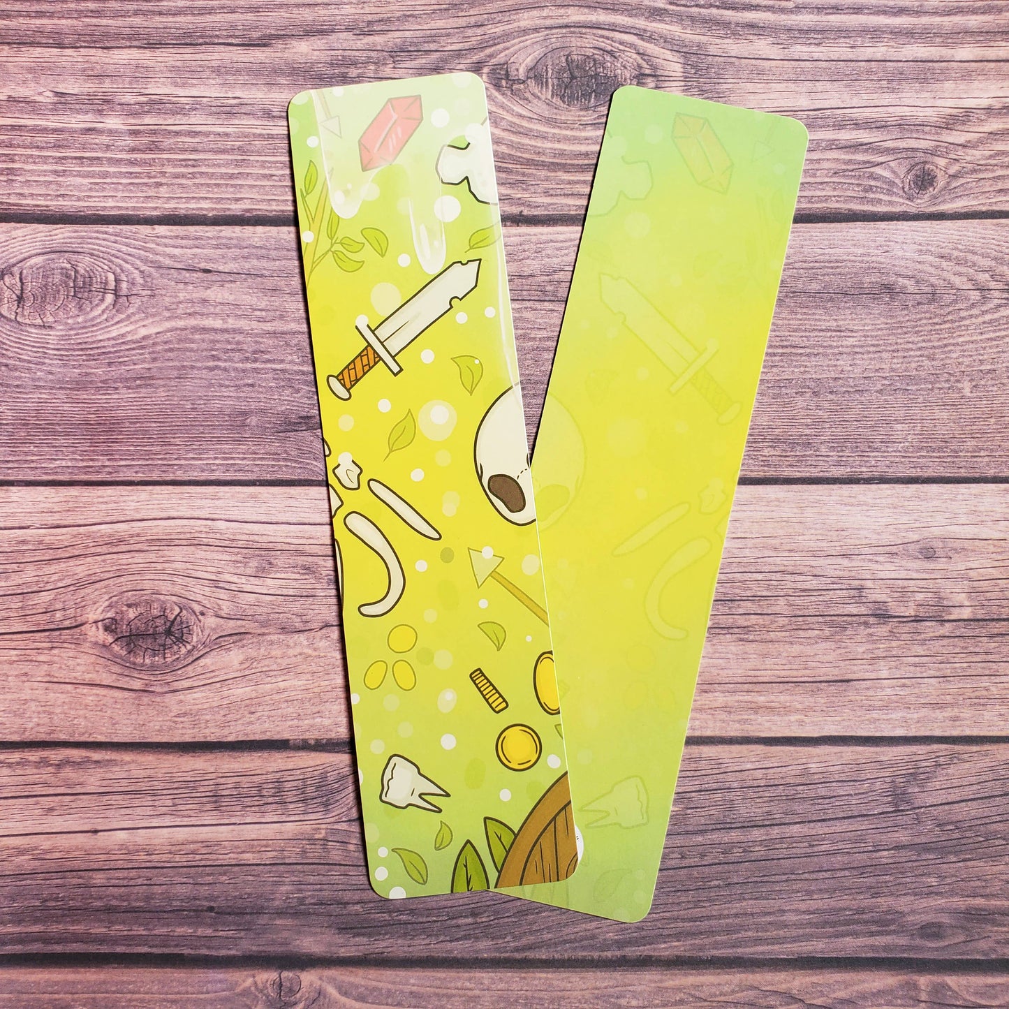 Gelatinous Cube Geeky Tabletop 2x8 Bookmark