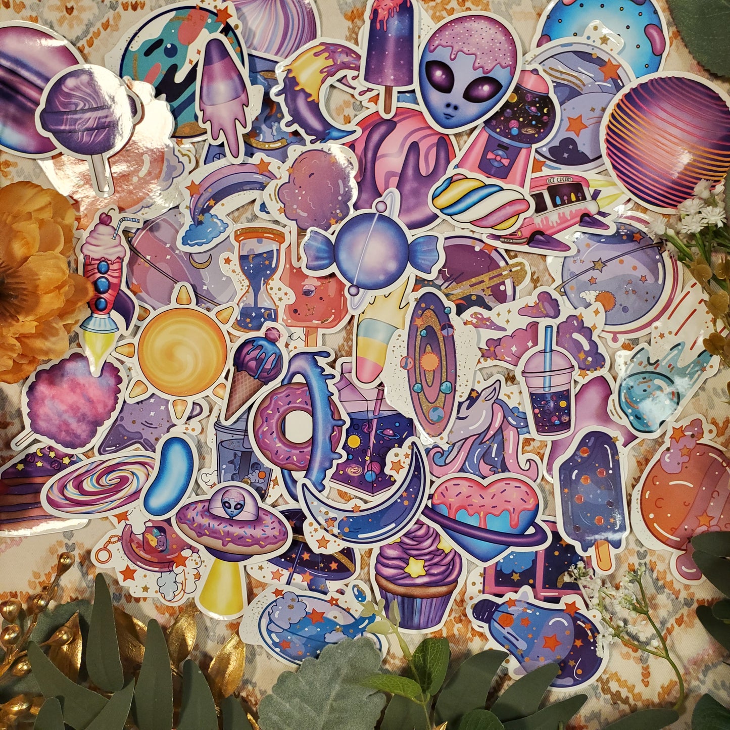 Random Cosmic Candy & Space Stickers