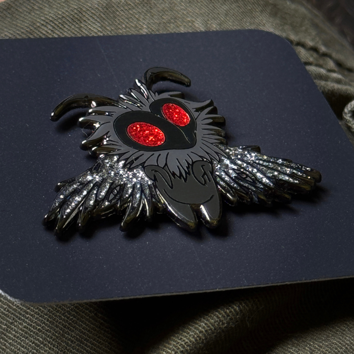 Mothkin Enamel Pin - Mothman