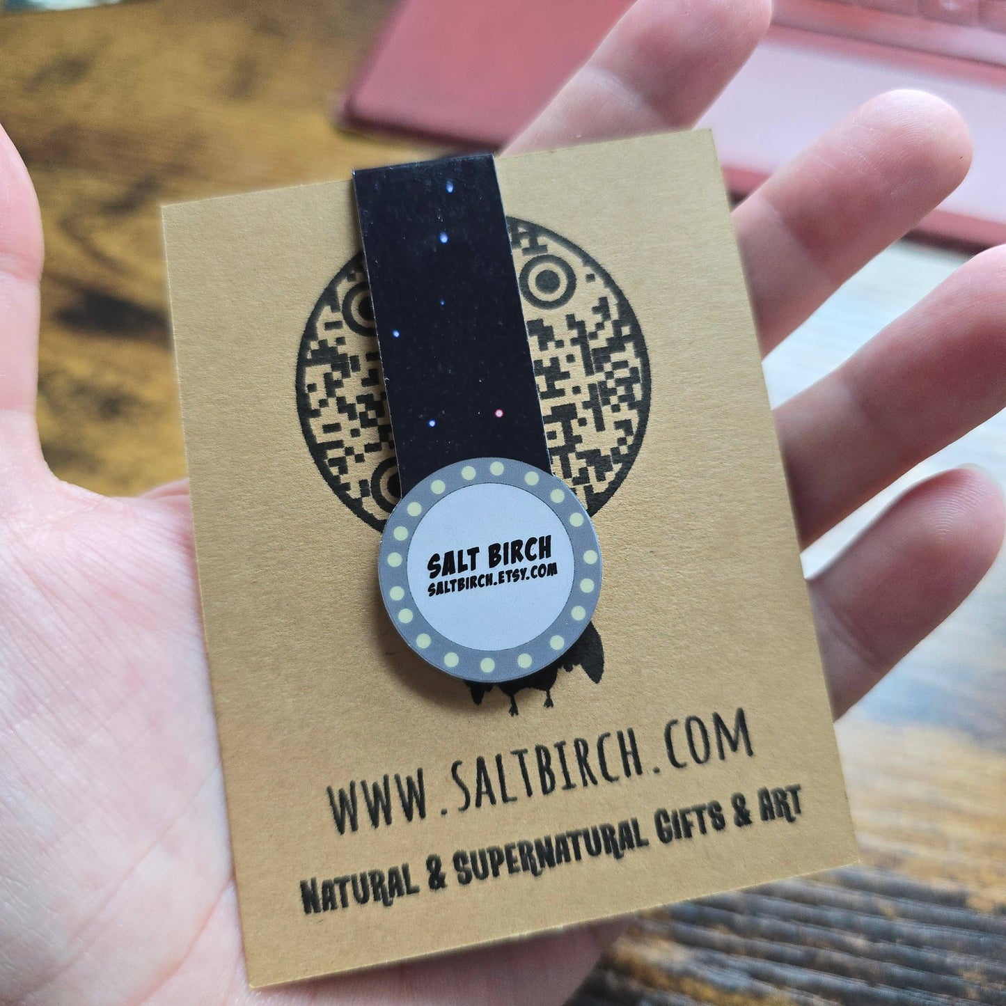 I Believe Alien Abduction Mothman Cryptid Magnetic Bookmark