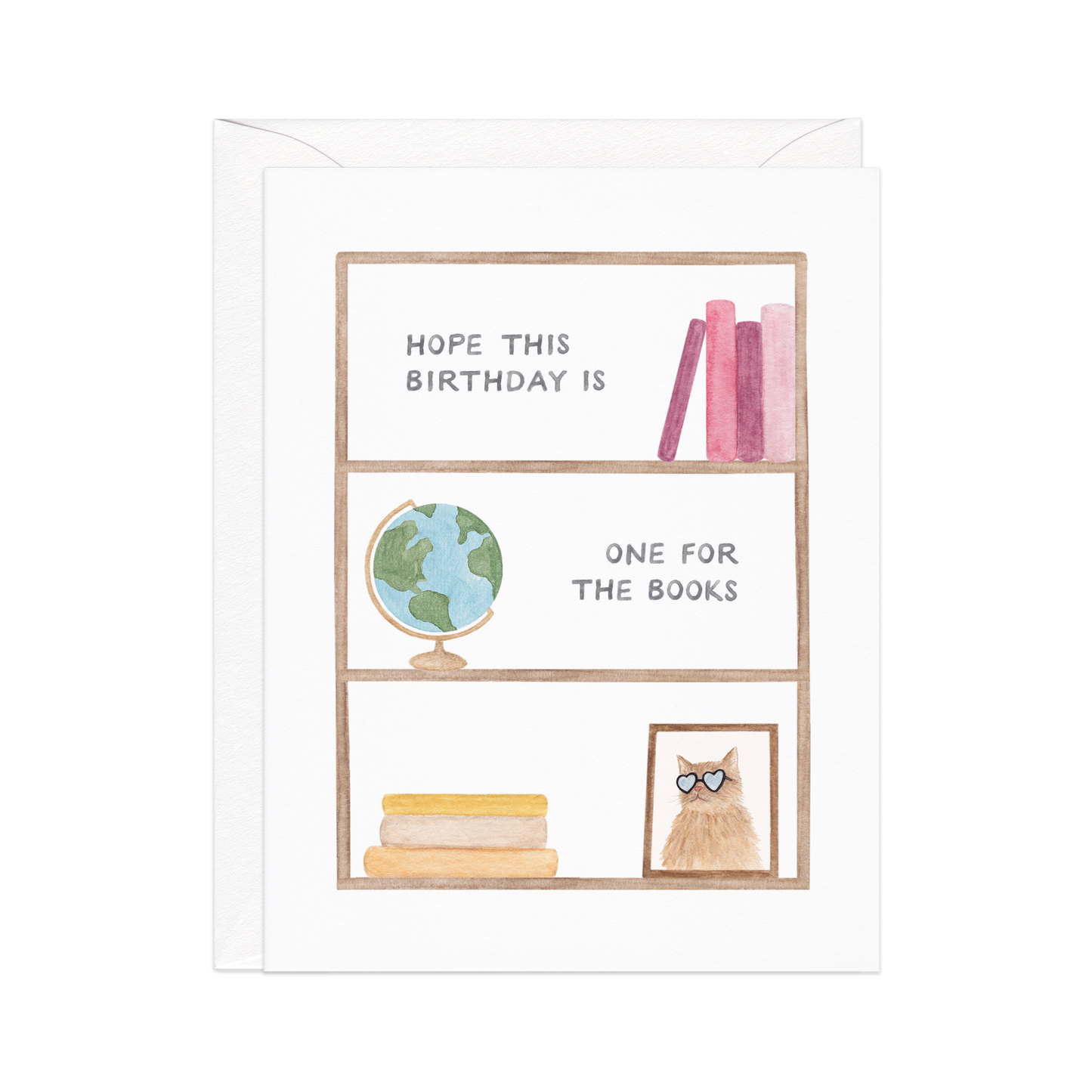 One For The Books — Book Pun Birthday Card