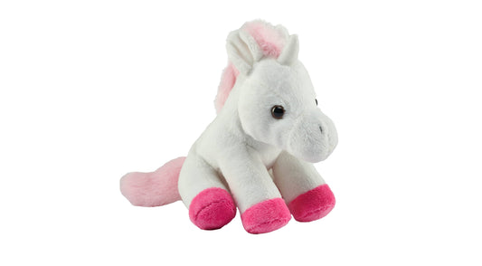 Unicorn White Stuffed Animal 5"