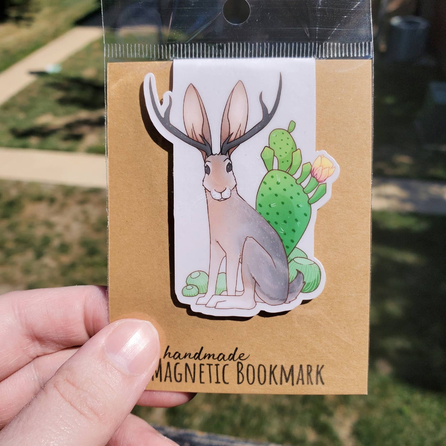 Jackalope - Magnetic Bookmark