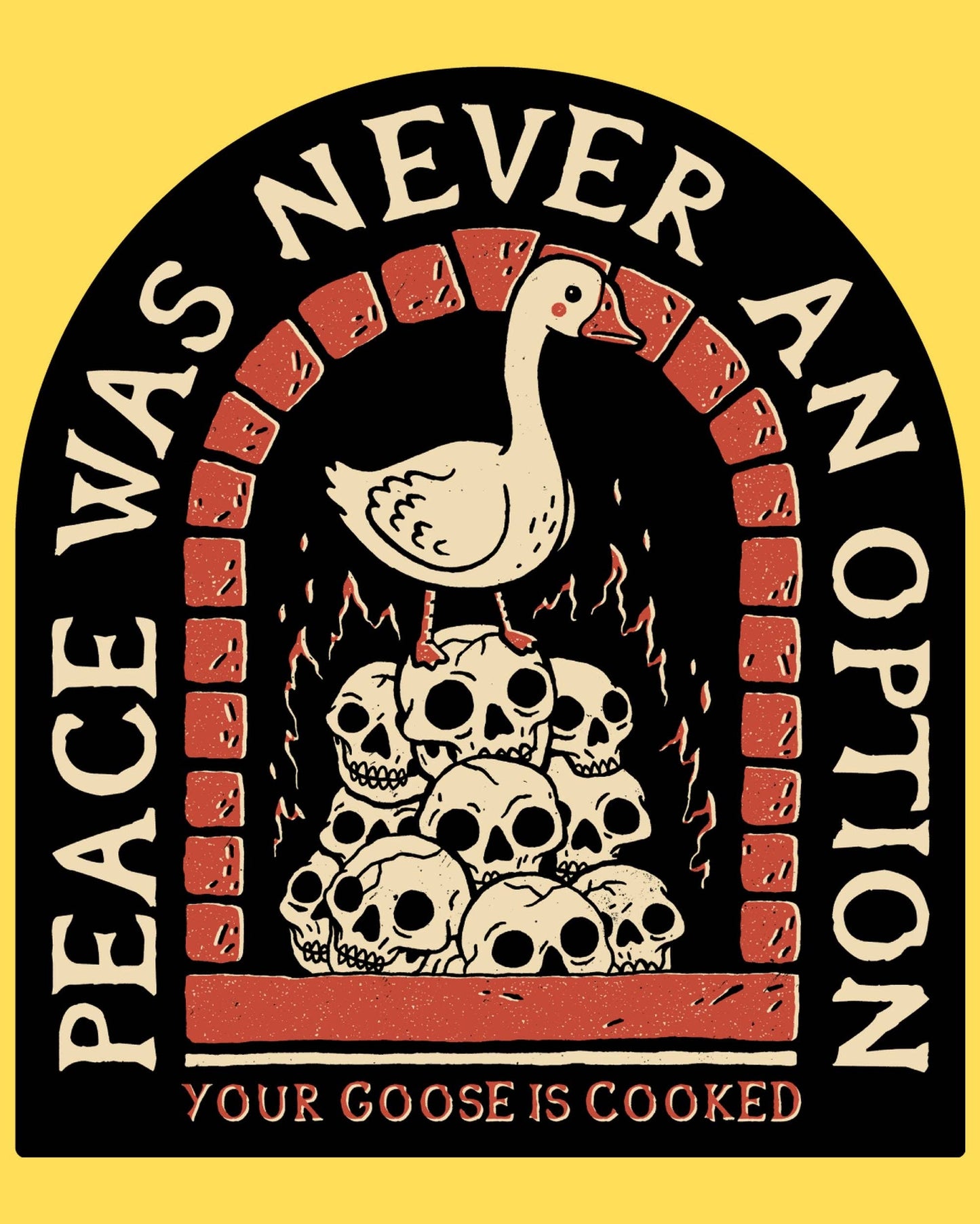 'Never An Option' Sticker