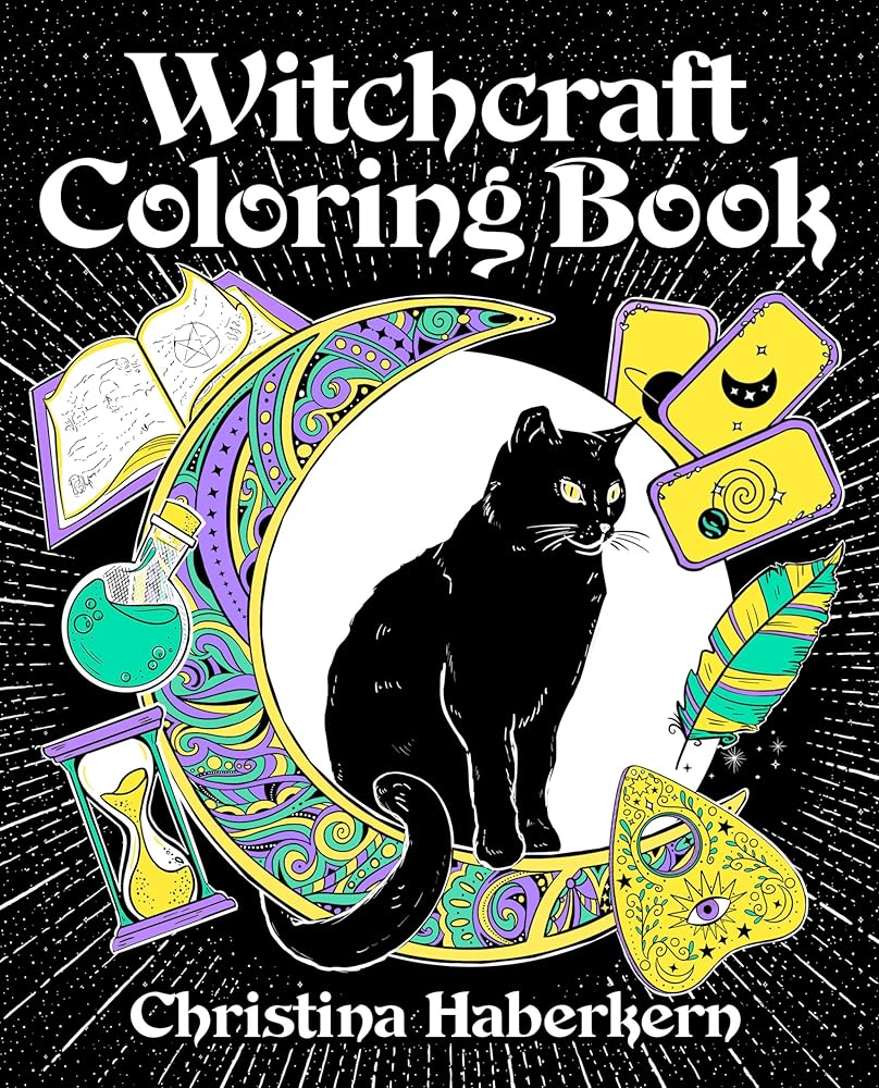 Witchcraft Coloring Book cover image