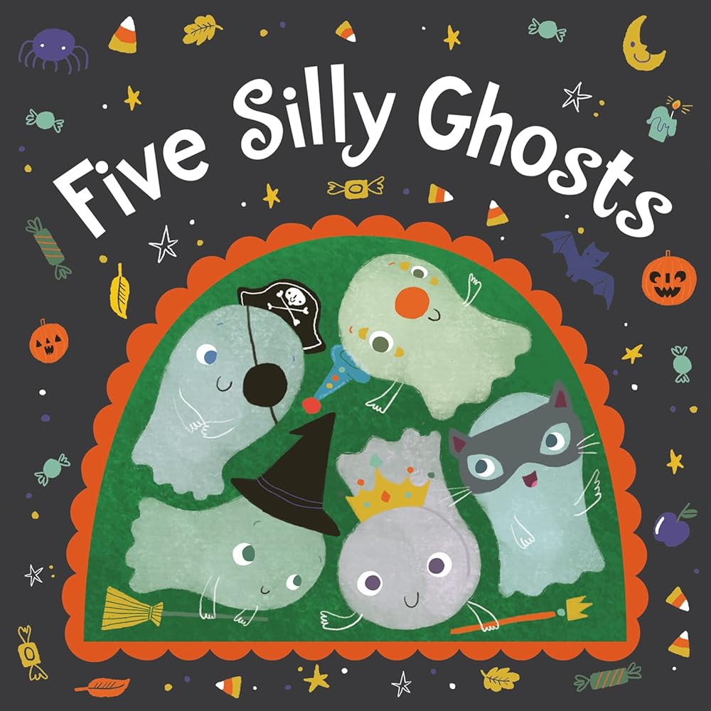 Five Silly Ghosts Board Book cover image