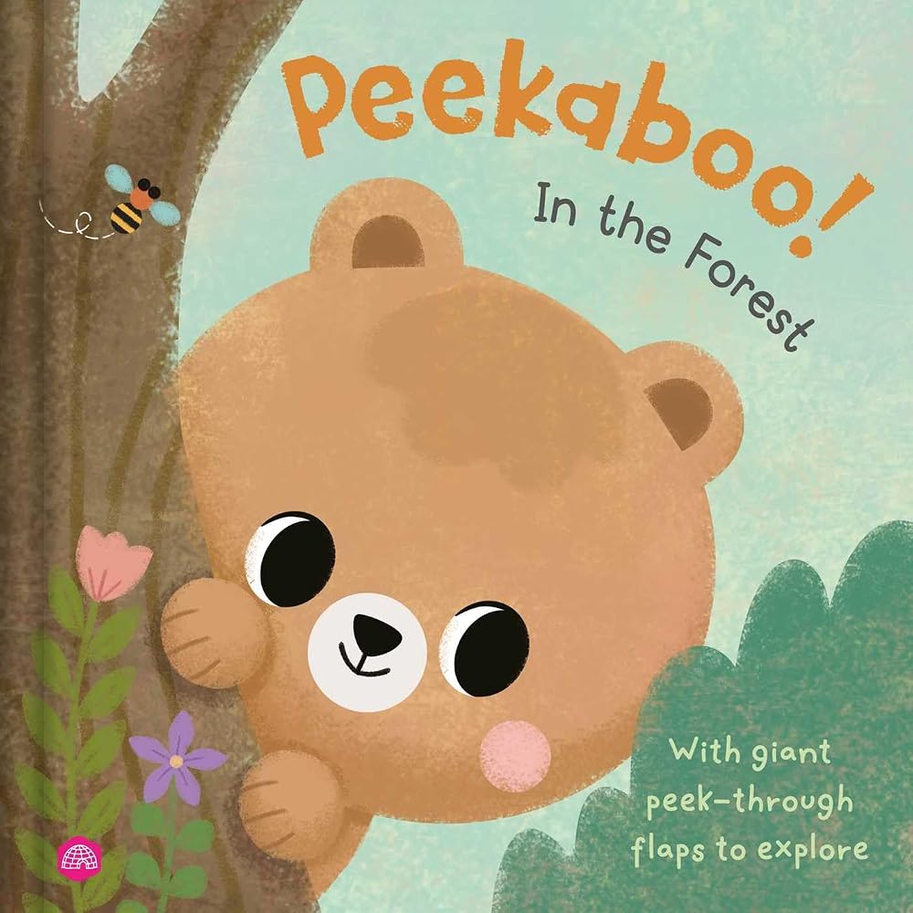 Peekaboo in the Forest: A Woodland Guessing Game with Giant Peek-Through Flaps to Explore cover image