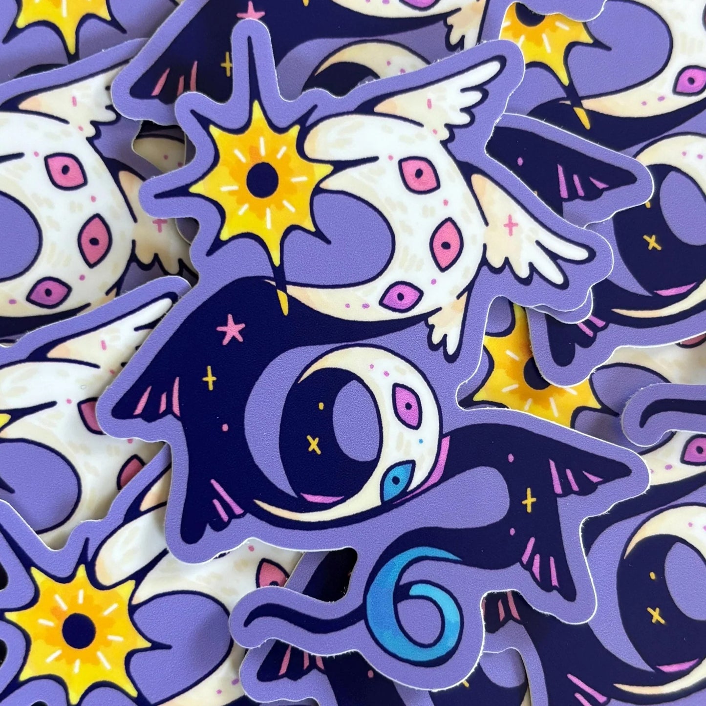 Bigender Angel Sticker - Biblically Accurate Queer Angels Sticker