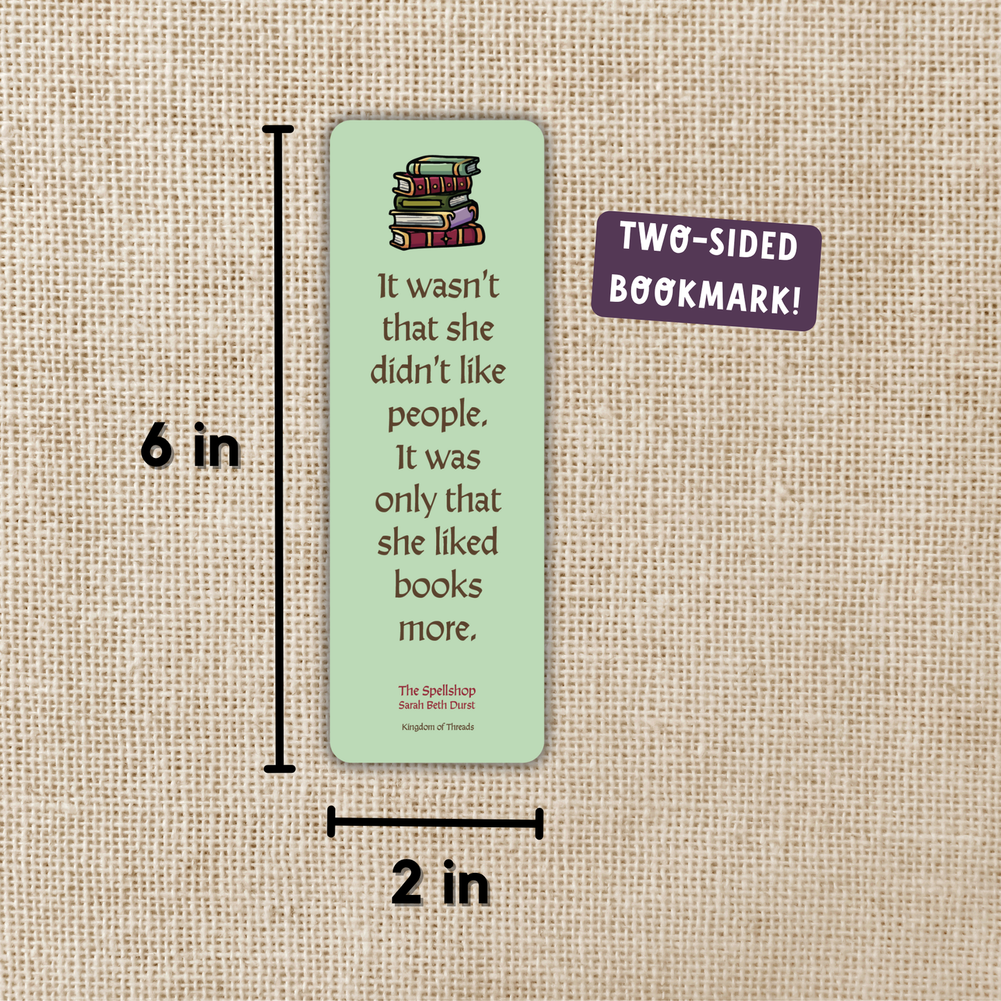 A Day in the Jam Shop Bookmark | The Spellshop