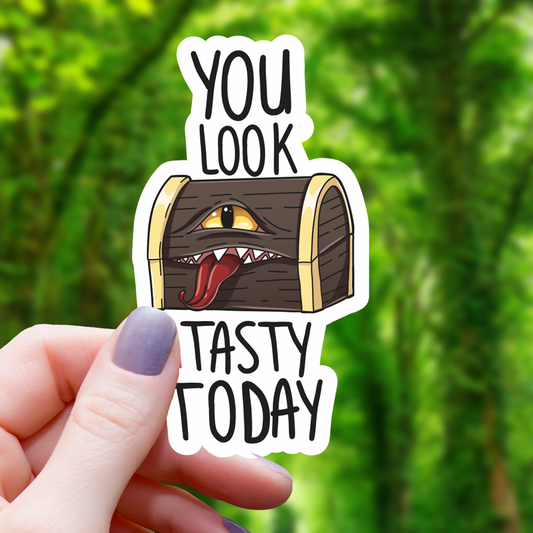 You Look Tasty Today Mimic Sticker