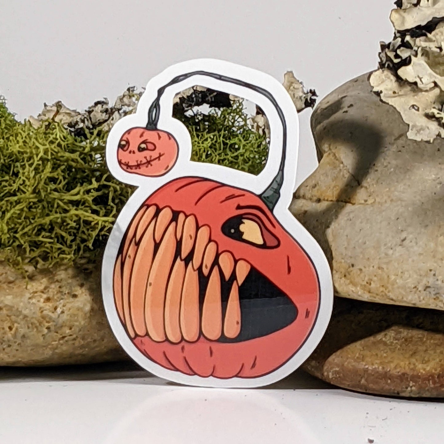 Pumpkin Mimic Tabletop Gaming Monster Sticker - 2.5"