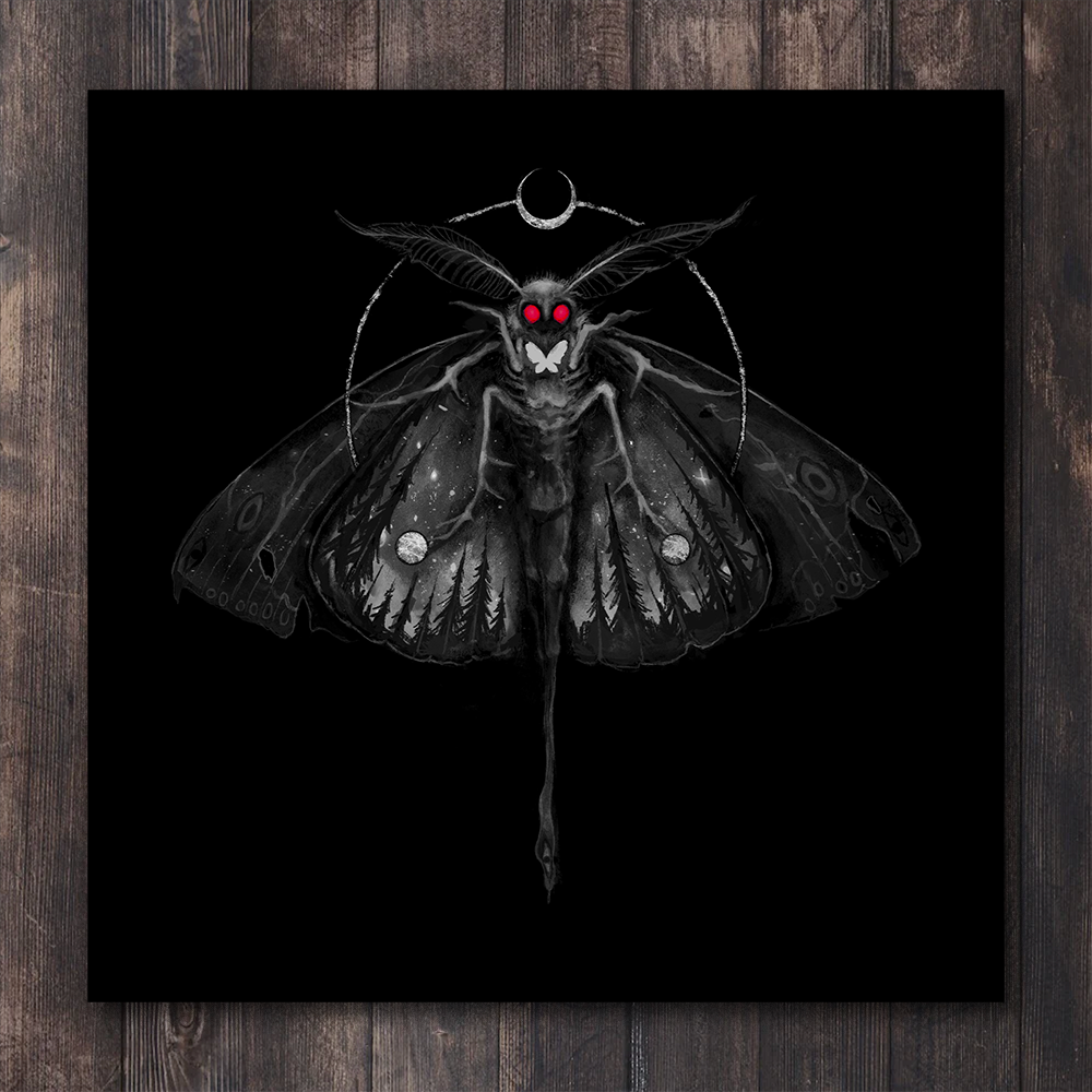 Apparitions of the Southern Seer - Mothman Art Print