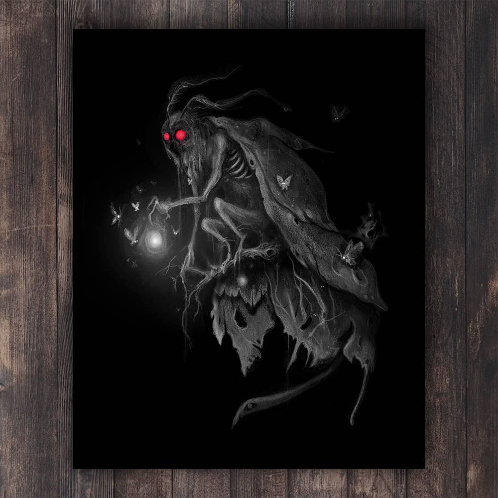 Mothlight - Mothman Art Print