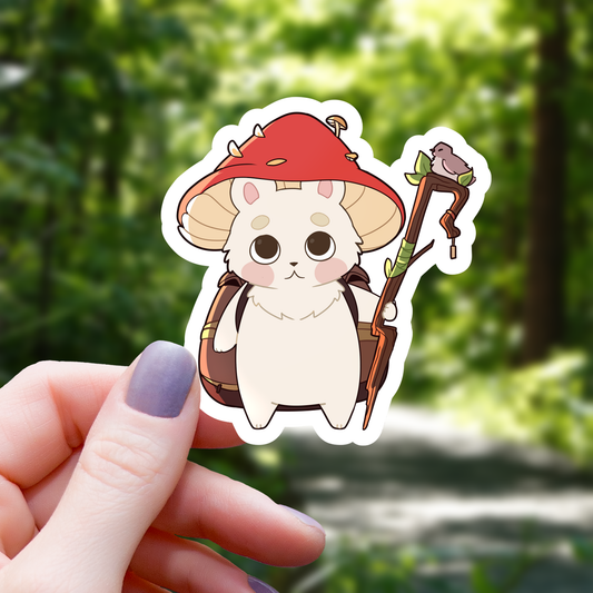 White Bear Druid RPG Class Sticker - 3"