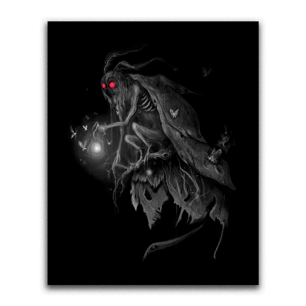Mothlight - Mothman Art Print