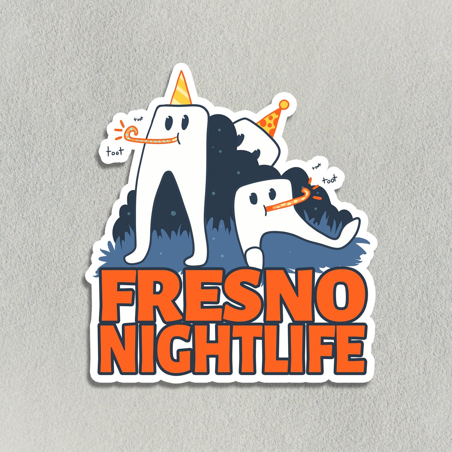 Fresno Nightlife Sticker
