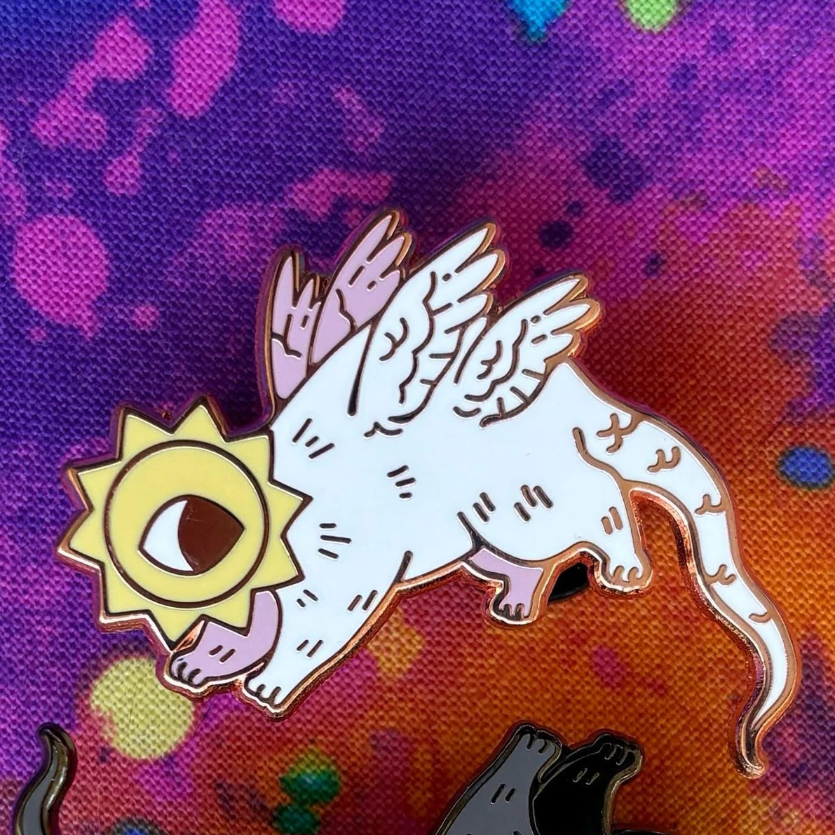 Queerplatonic Angel Pins