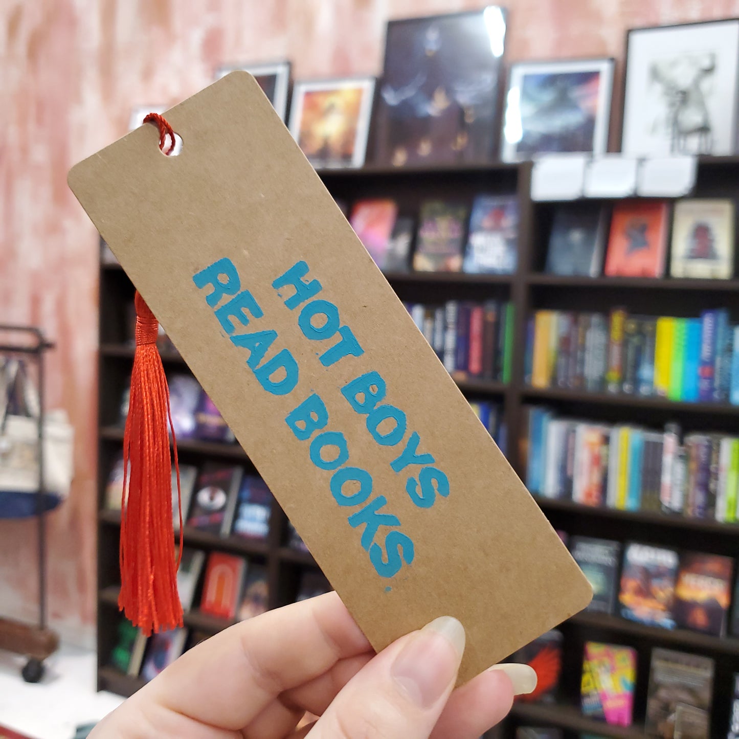 Hot Boys Read Books - Bookmark