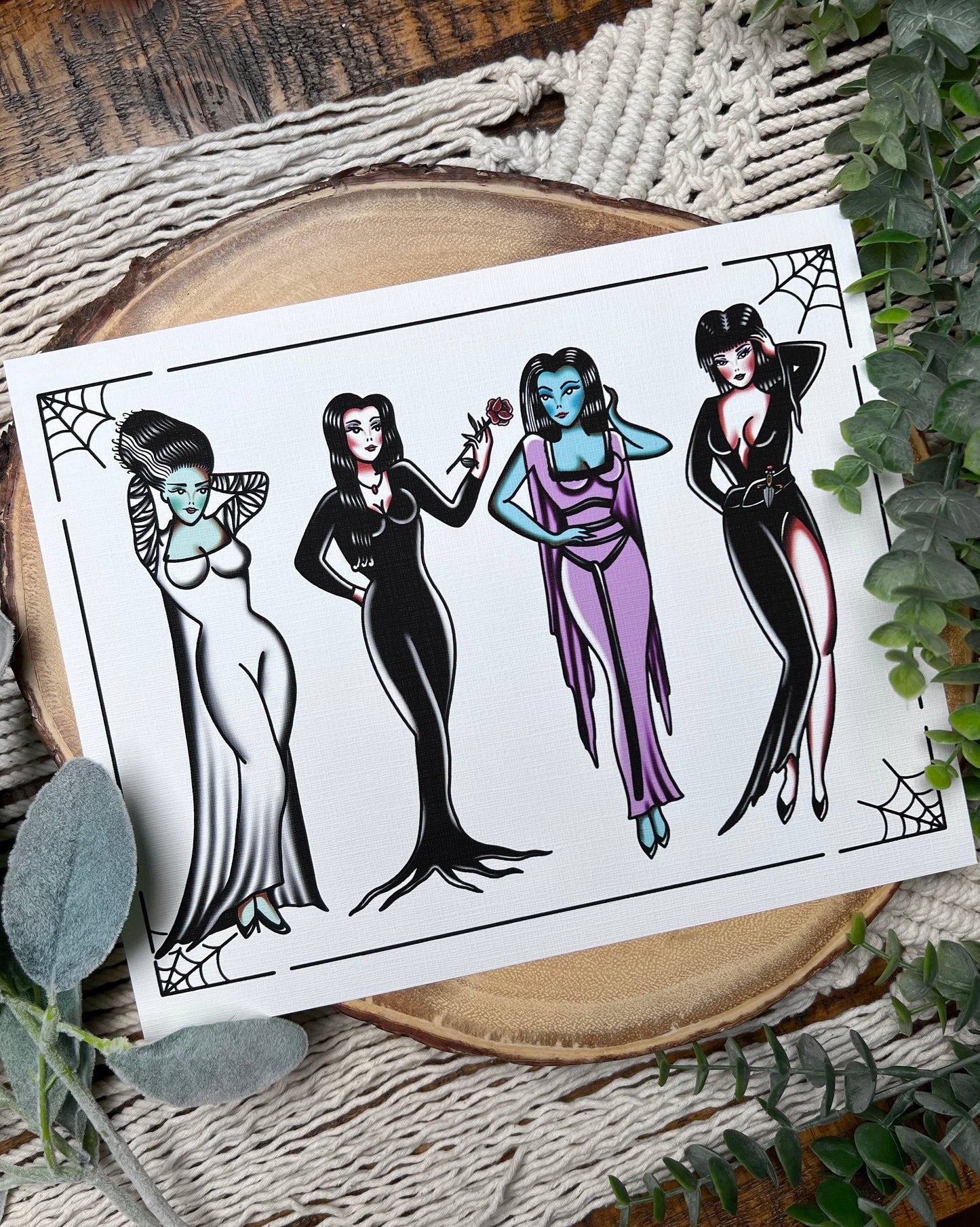 Mistresses Pinup Flash Print