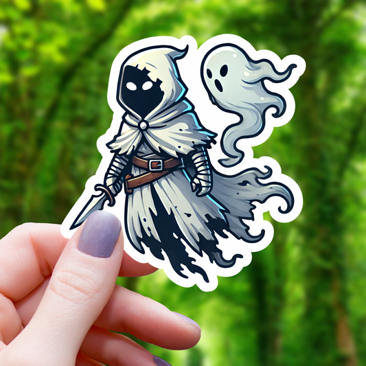Ghost Rogue With Familiar Sticker - 3"