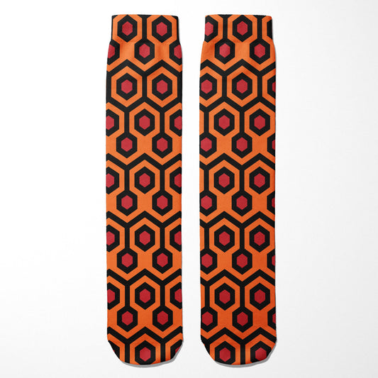 Overlook Hotel Carpet Socks
