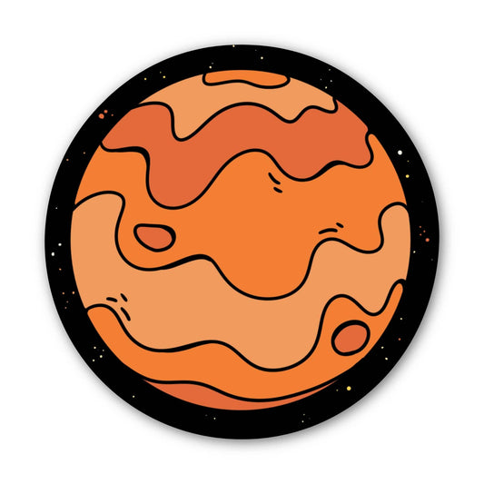 Mercury Planet Sticker