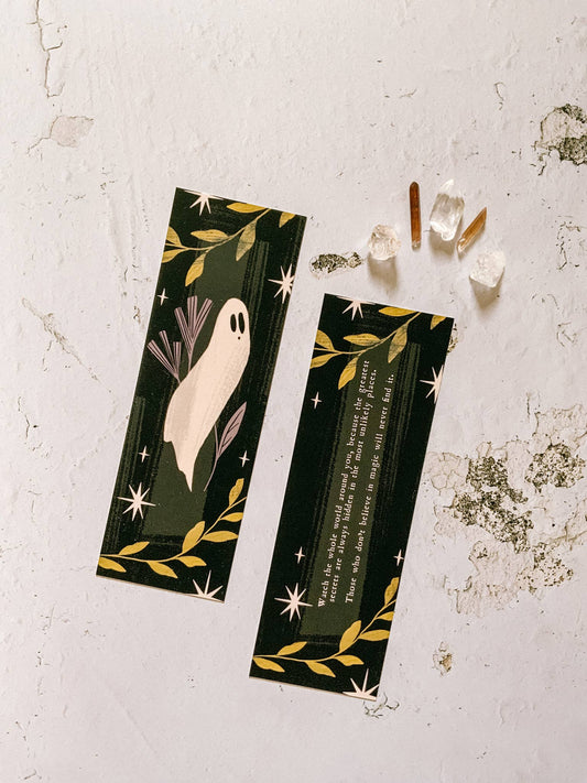Ghosts & Magic - Literary Quote Bookmark