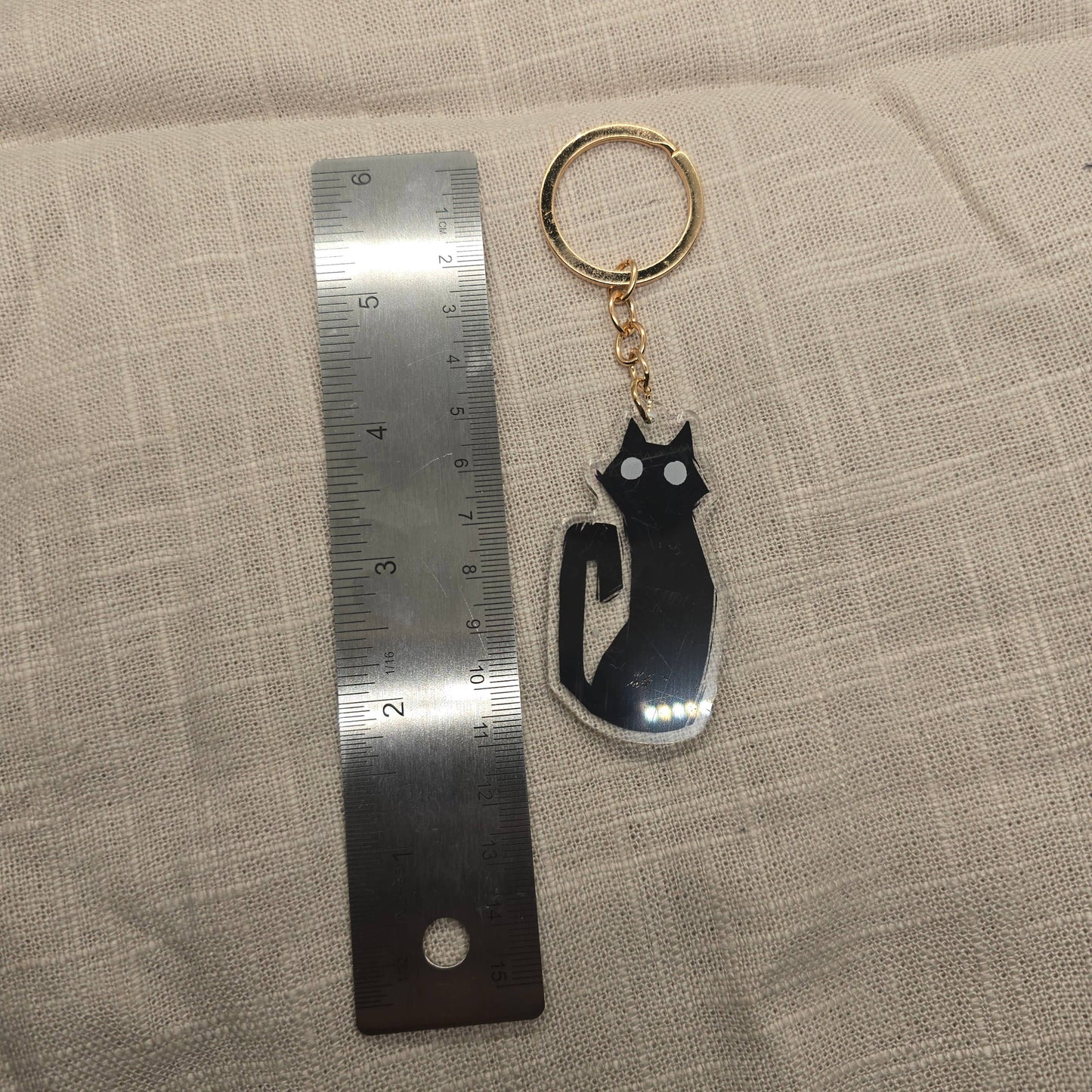 Black Cat Keychain