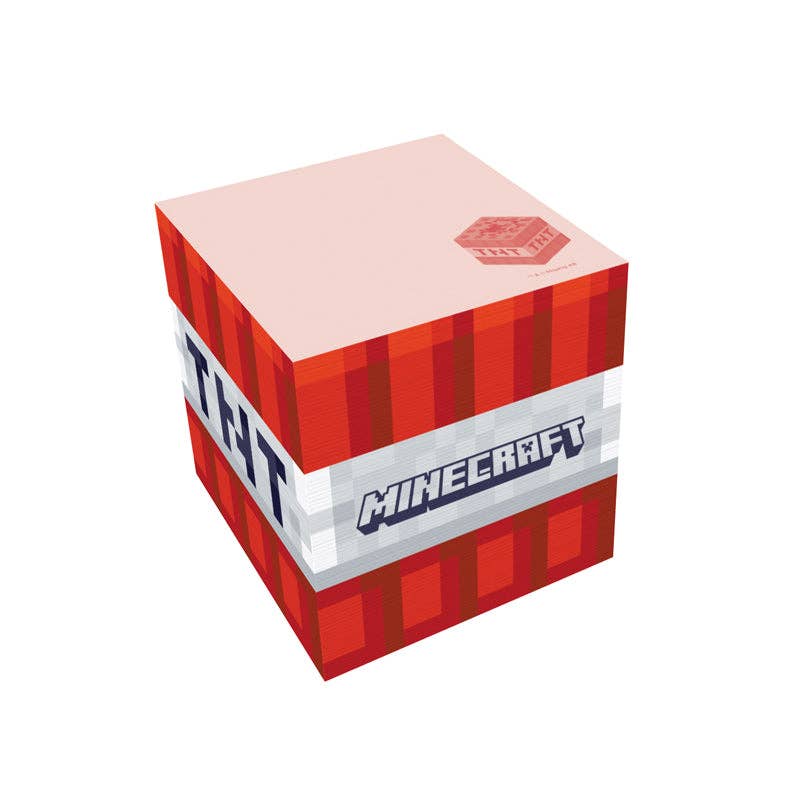 Minecraft: TNT Sticky Note Cube