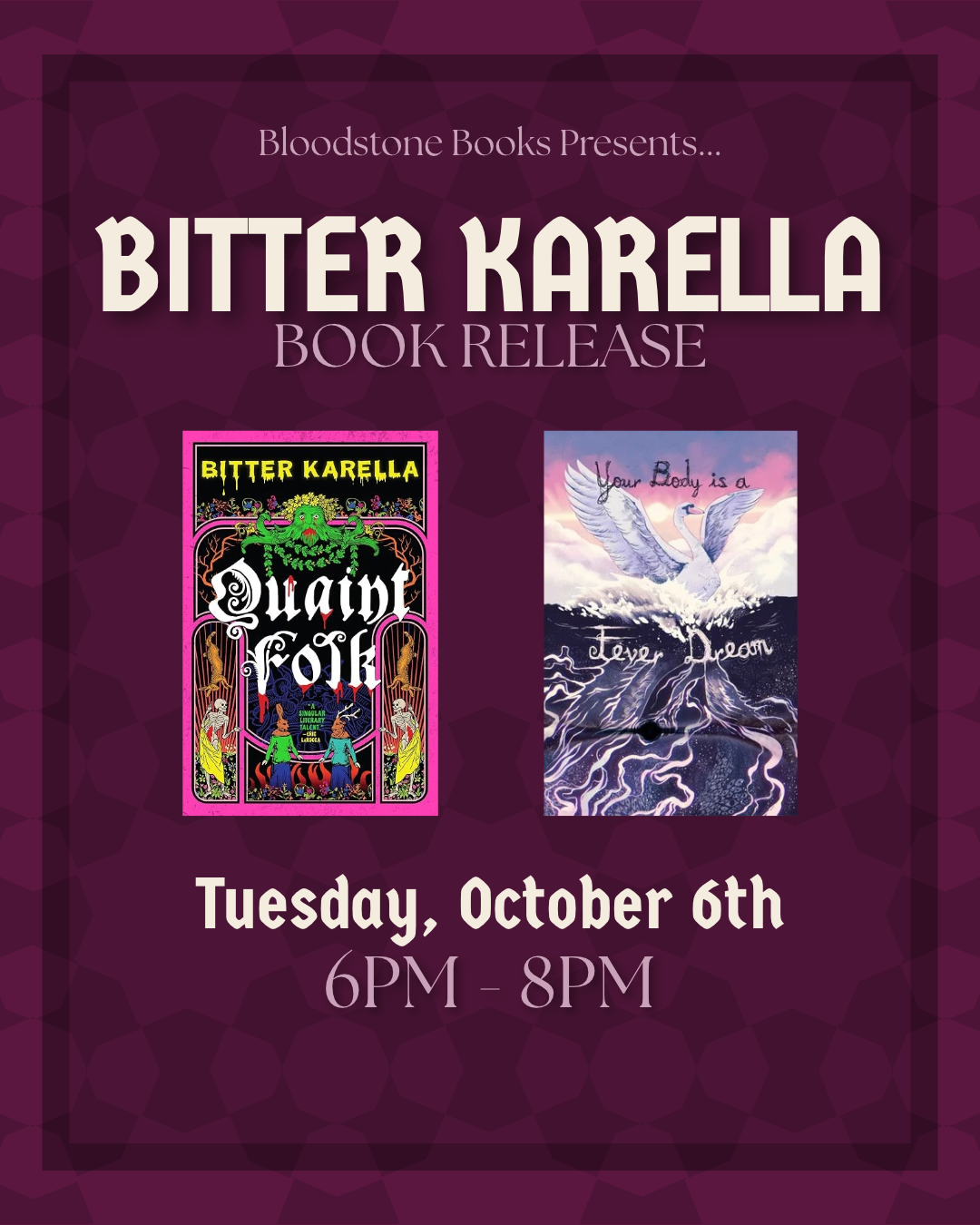 10/6 After Hours Quaint Folk Book Release RSVP