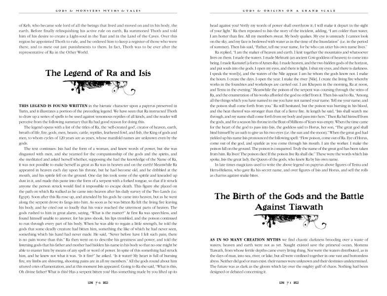 Gods & Monsters Myths & Tales