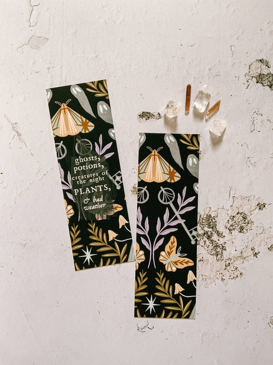 Creatures of the Night - Witchy Quote Bookmark