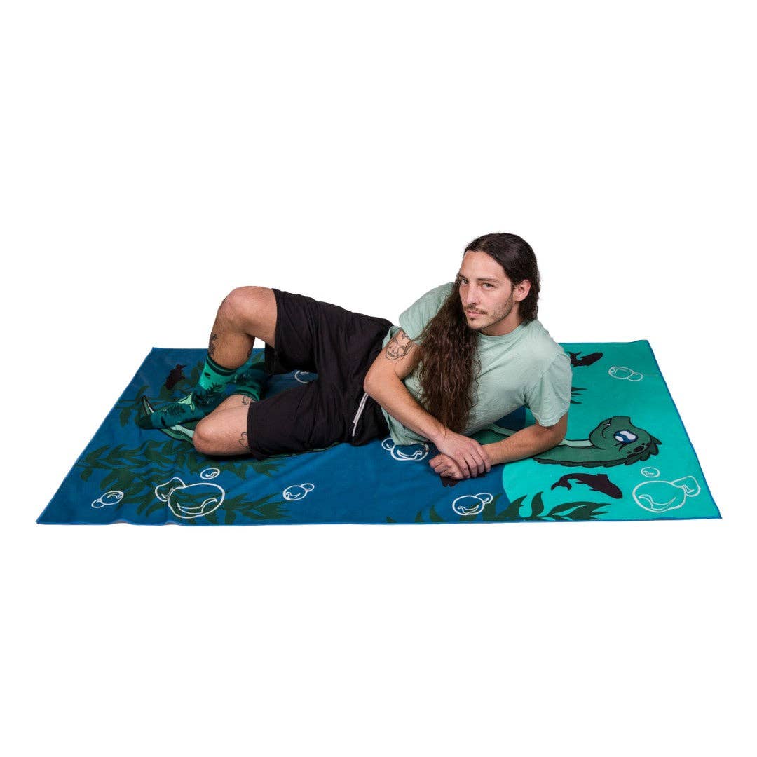 Cute Nessie Quick Dry Suede Beach Towel