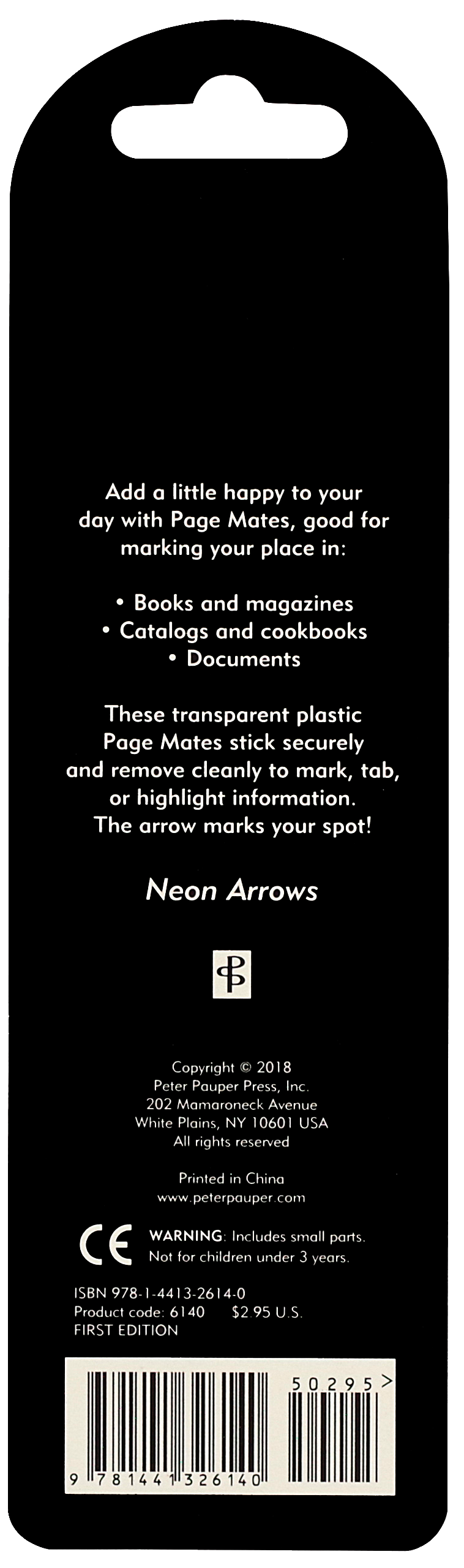 Neon Arrow Page Mates (Set of 200)