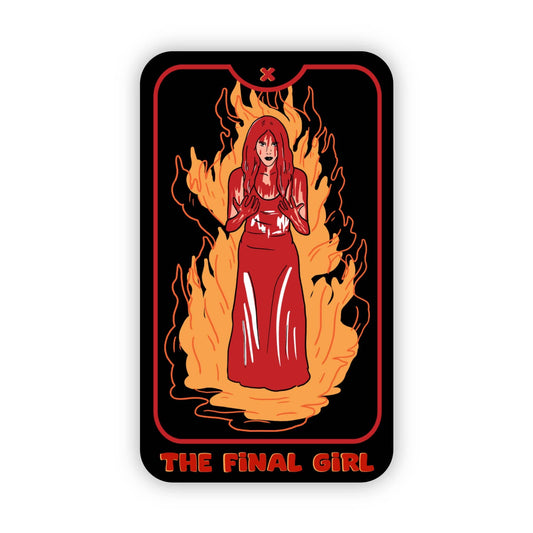 "The final girl" tarot sticker