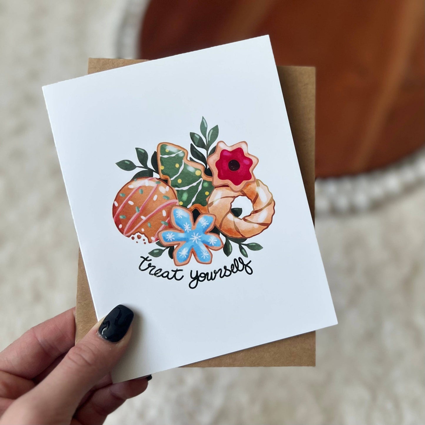 Treat Yourself Holiday Card