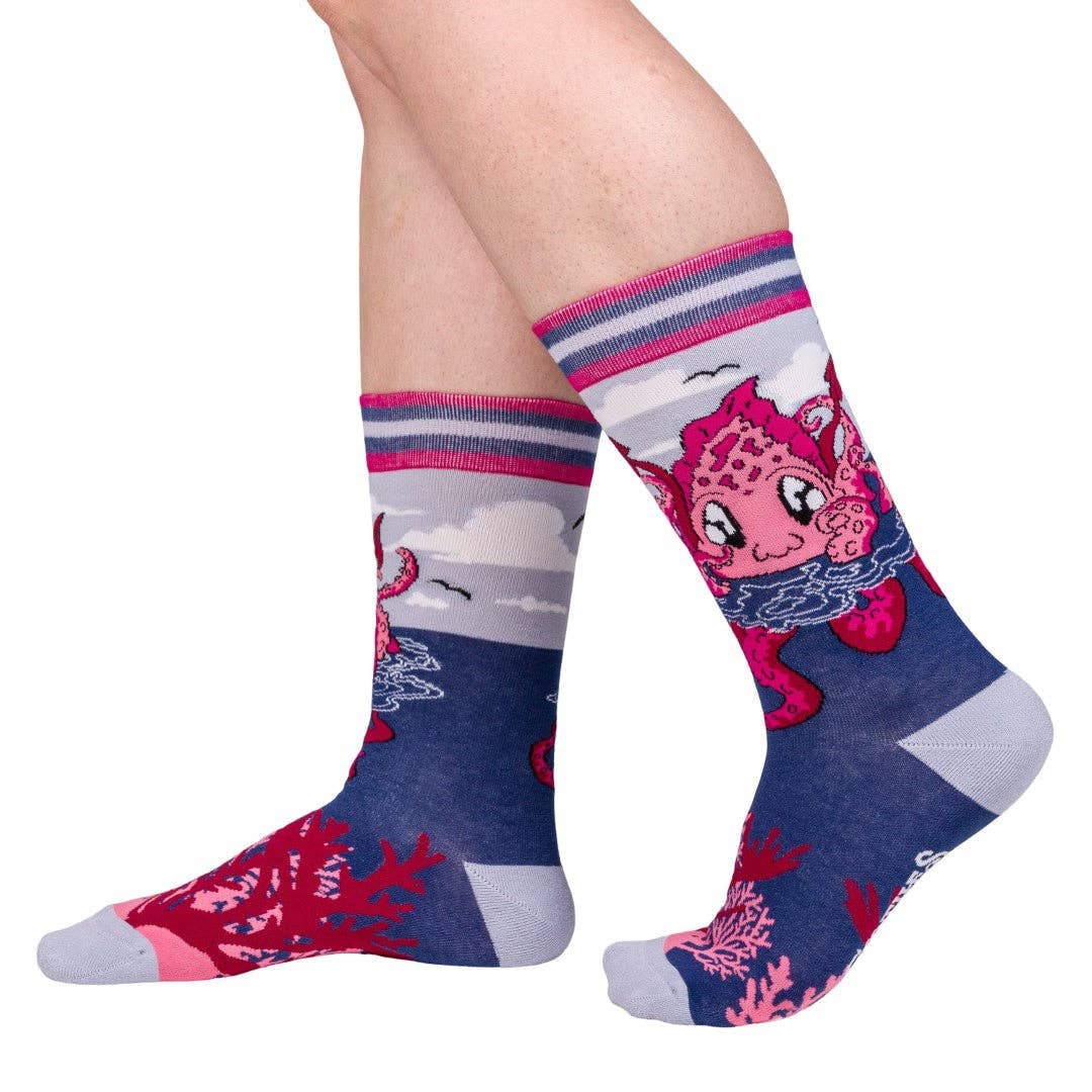 Cute Kraken Crew Socks