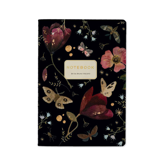 Butterflies and Night Flowers Notebook