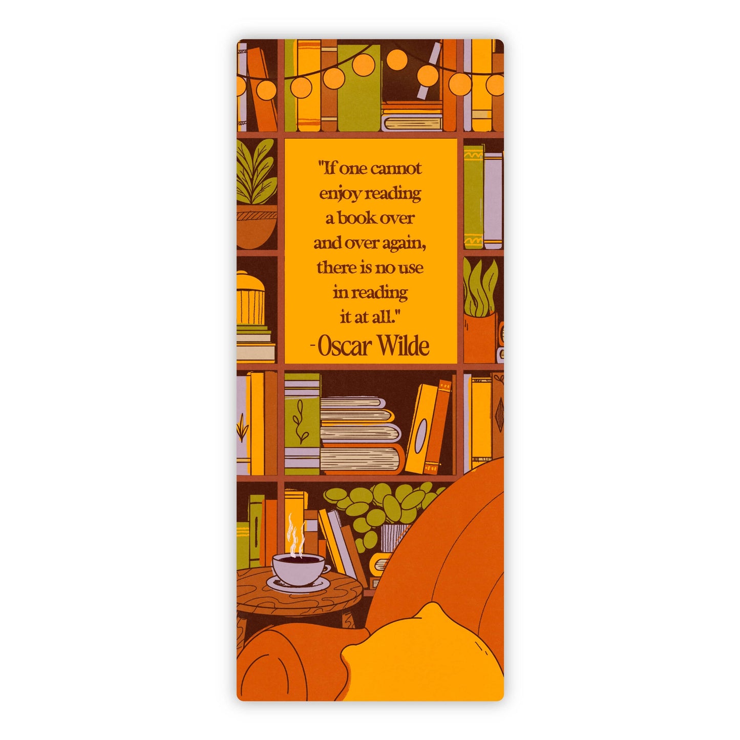 Oscar Wilde Quote Bookmark Sticker
