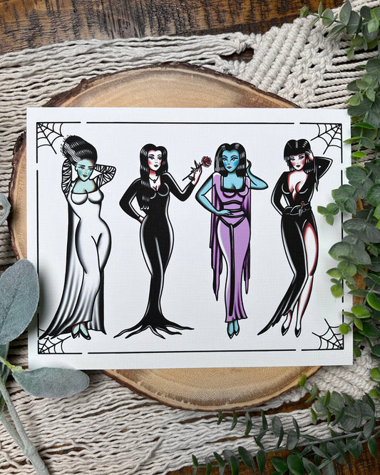 Mistresses Pinup Flash Print