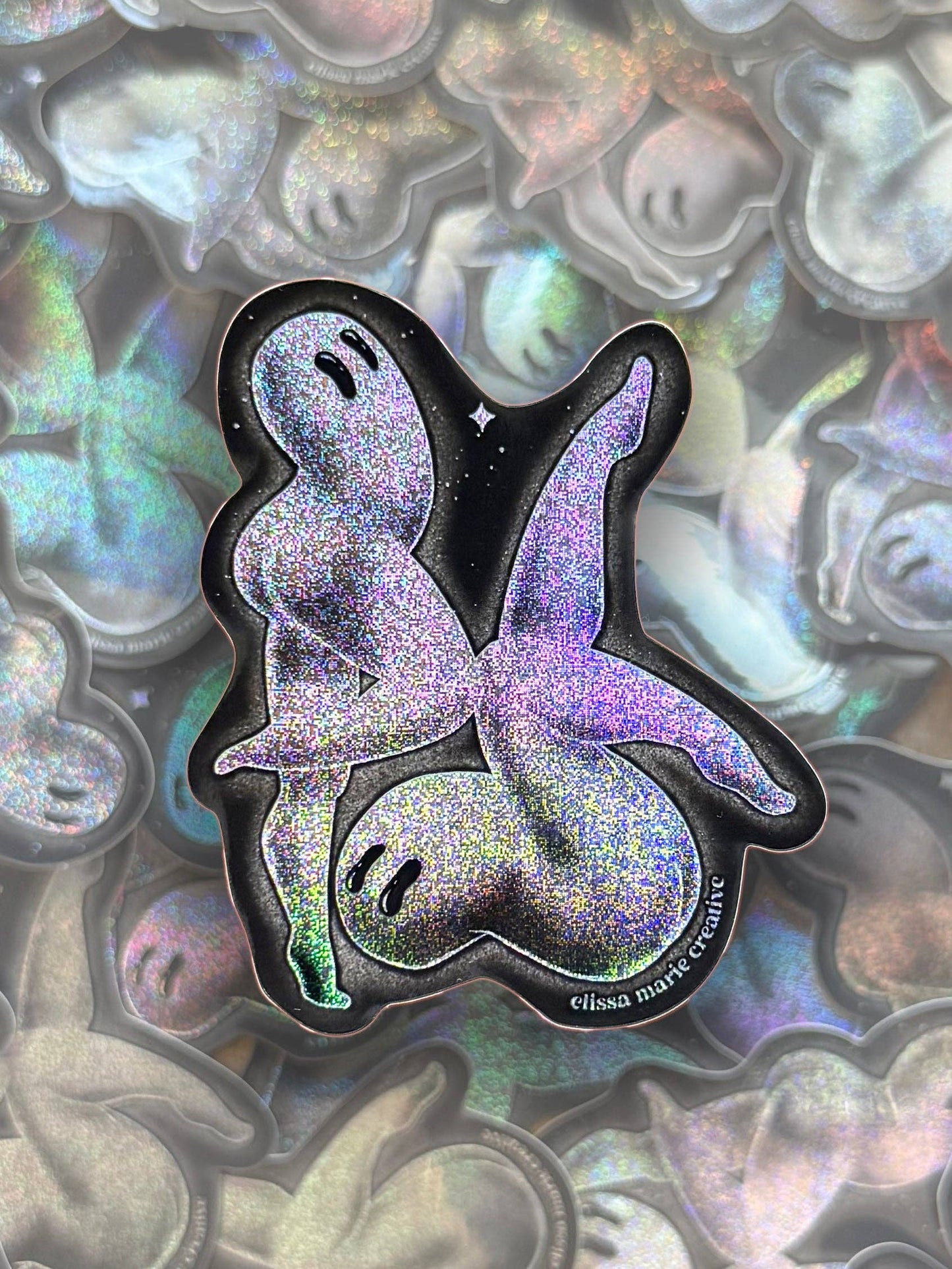 Fresno Nightcrawler Glitter Sticker