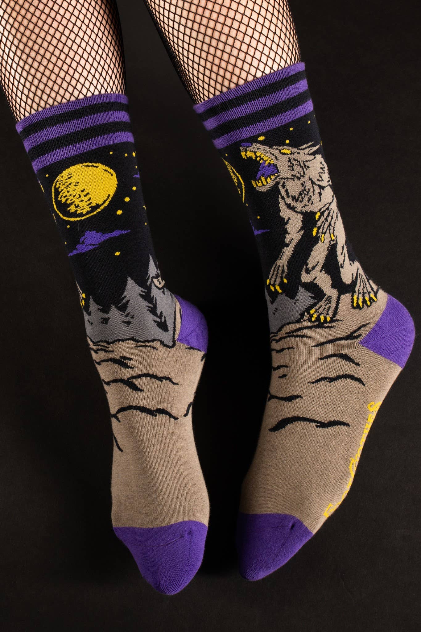 Evil AF Werewolf Socks