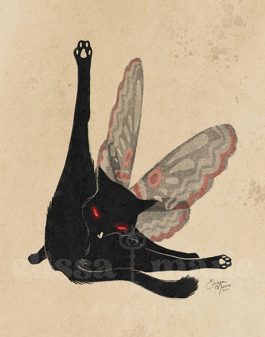Meowthman: Cleansing Ritual Art Print 5x7