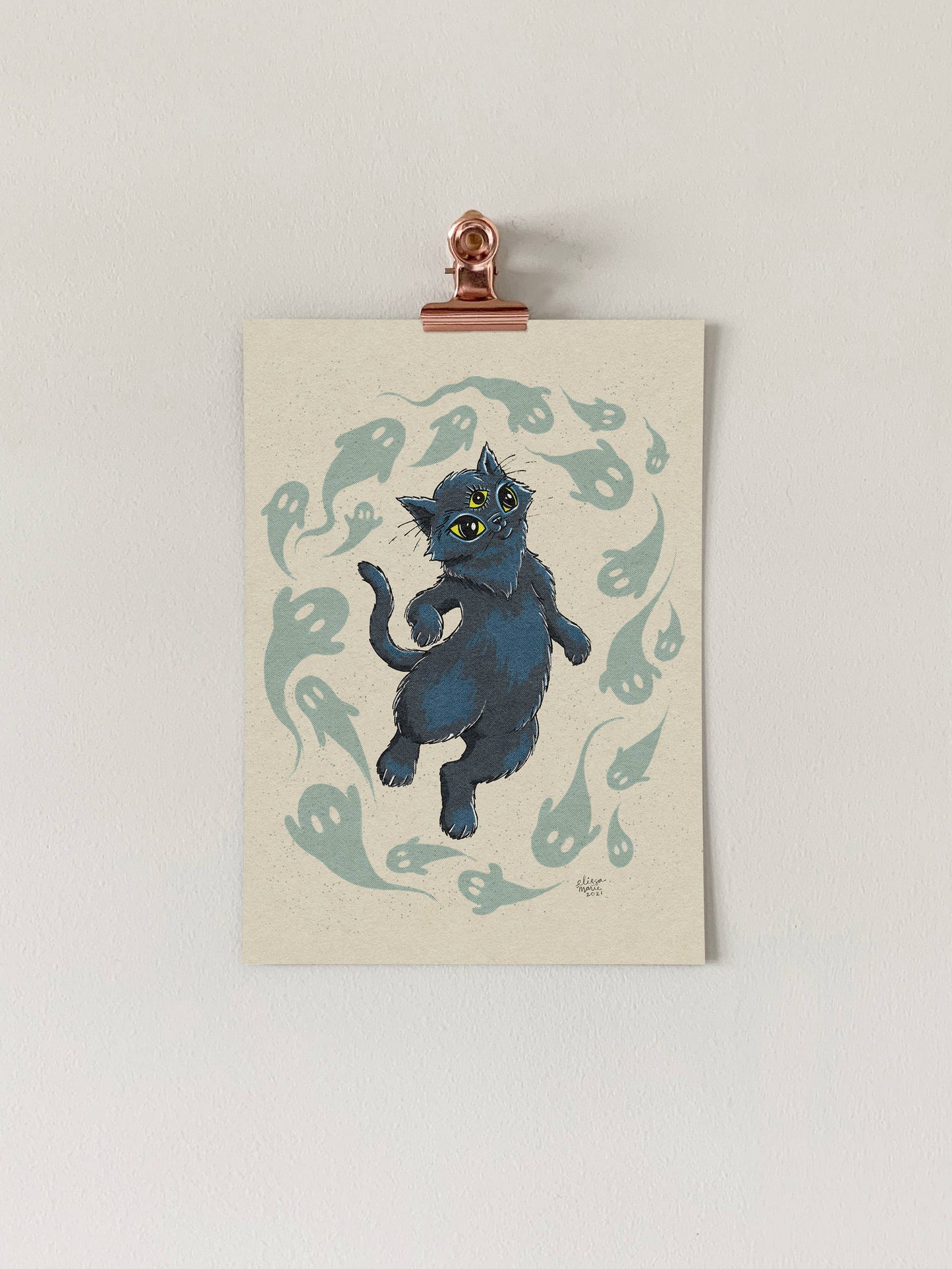 Purranormal Cativity Art Print 5x7