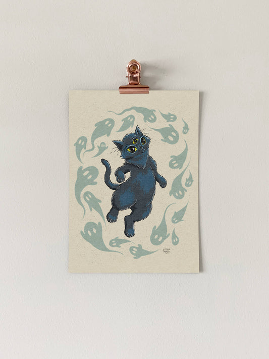 Purranormal Cativity Art Print 5x7