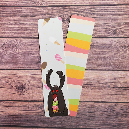 Mothman Eating an Icecream 2x8 Bookmark