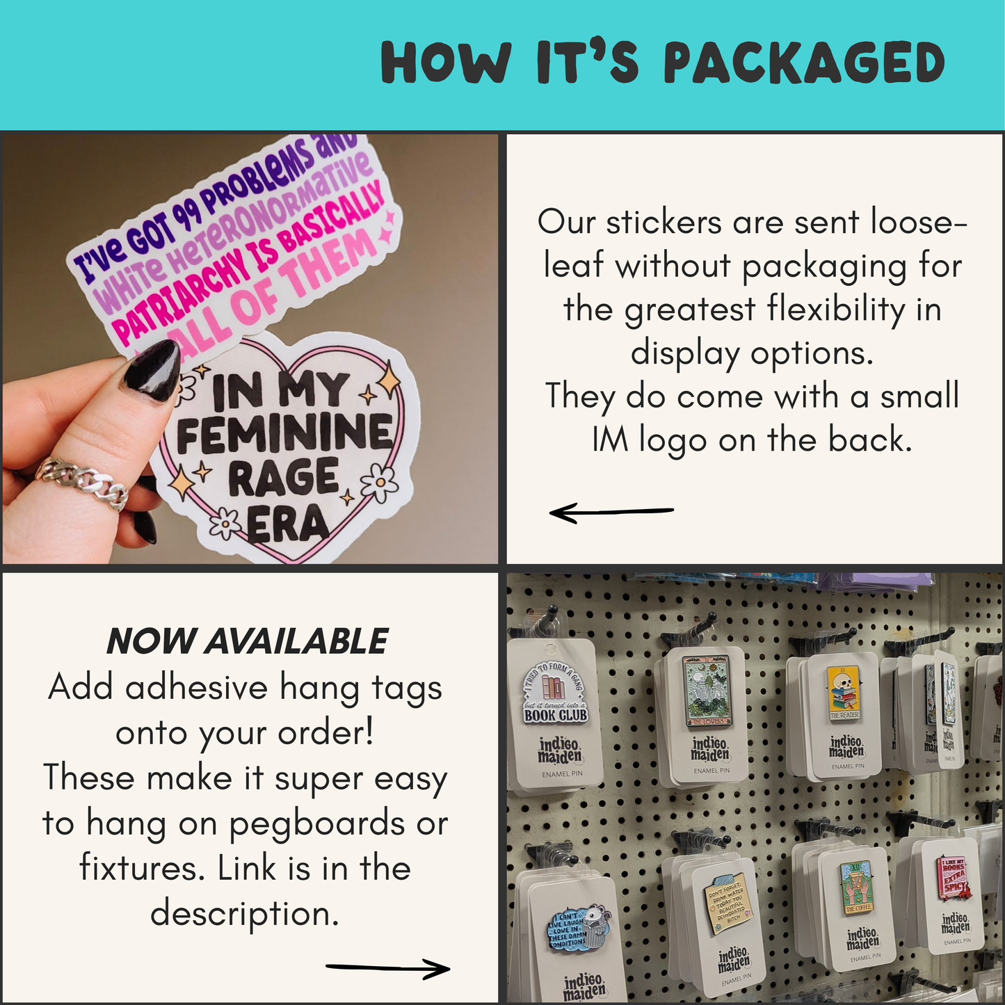 Don't Ask Just Stack Bookish Reader Cart Sticker