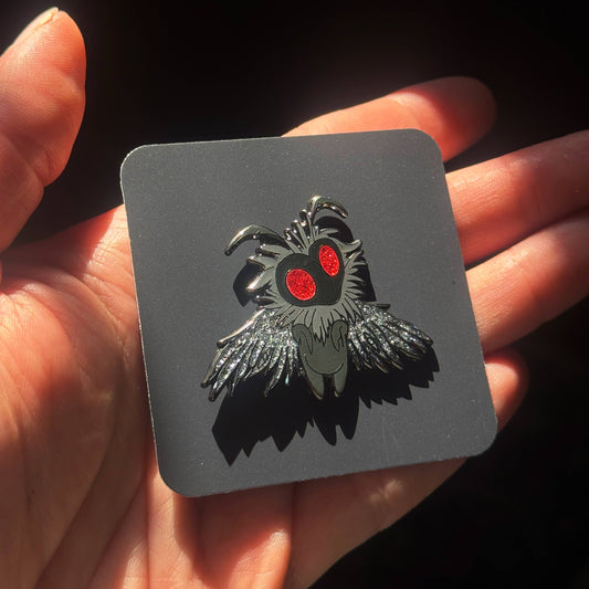 Mothkin Enamel Pin - Mothman
