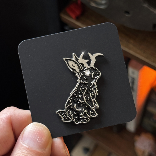 Heartleap Enamel Pin - Jackalope